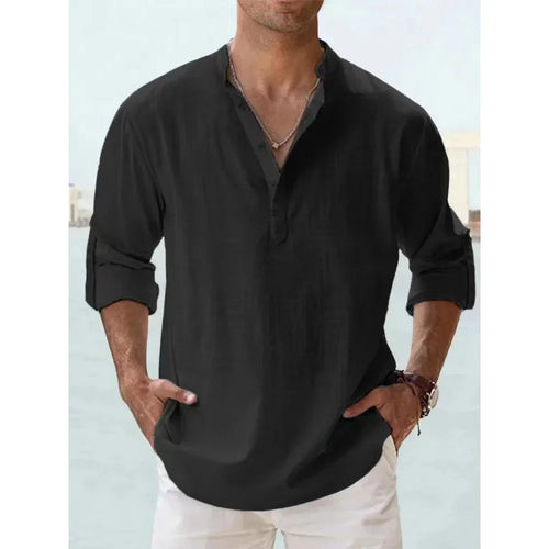 Camisa de lino para hombre