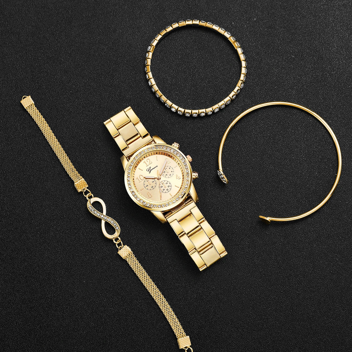reloj alta calidad acero inoxidable color oro , plata , oro rose