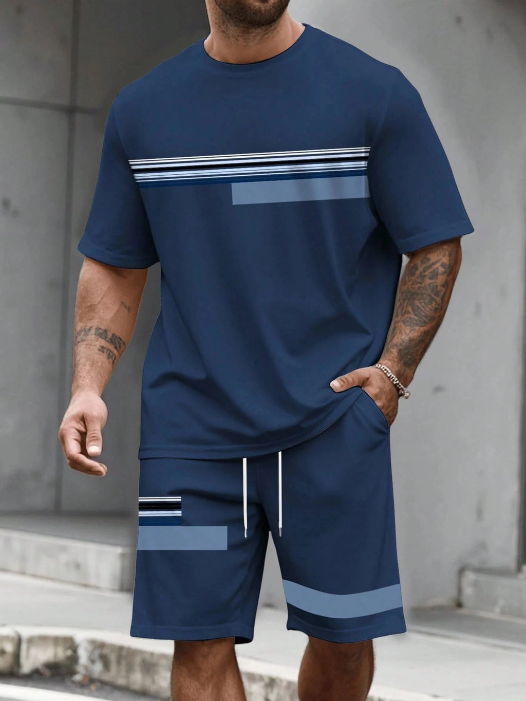 conjunto corto para hombres de calidad