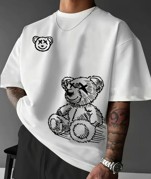 Camiseta de oso para hombres