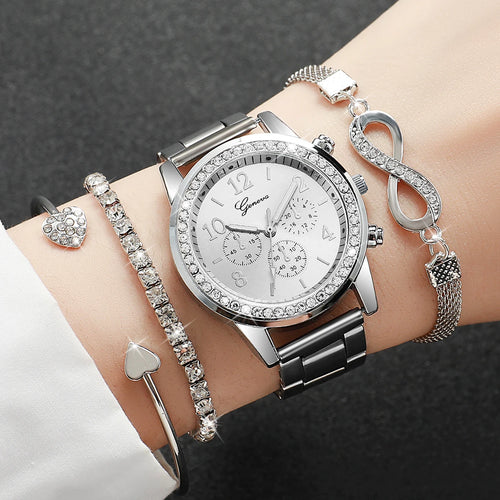 reloj alta calidad acero inoxidable color oro , plata , oro rose