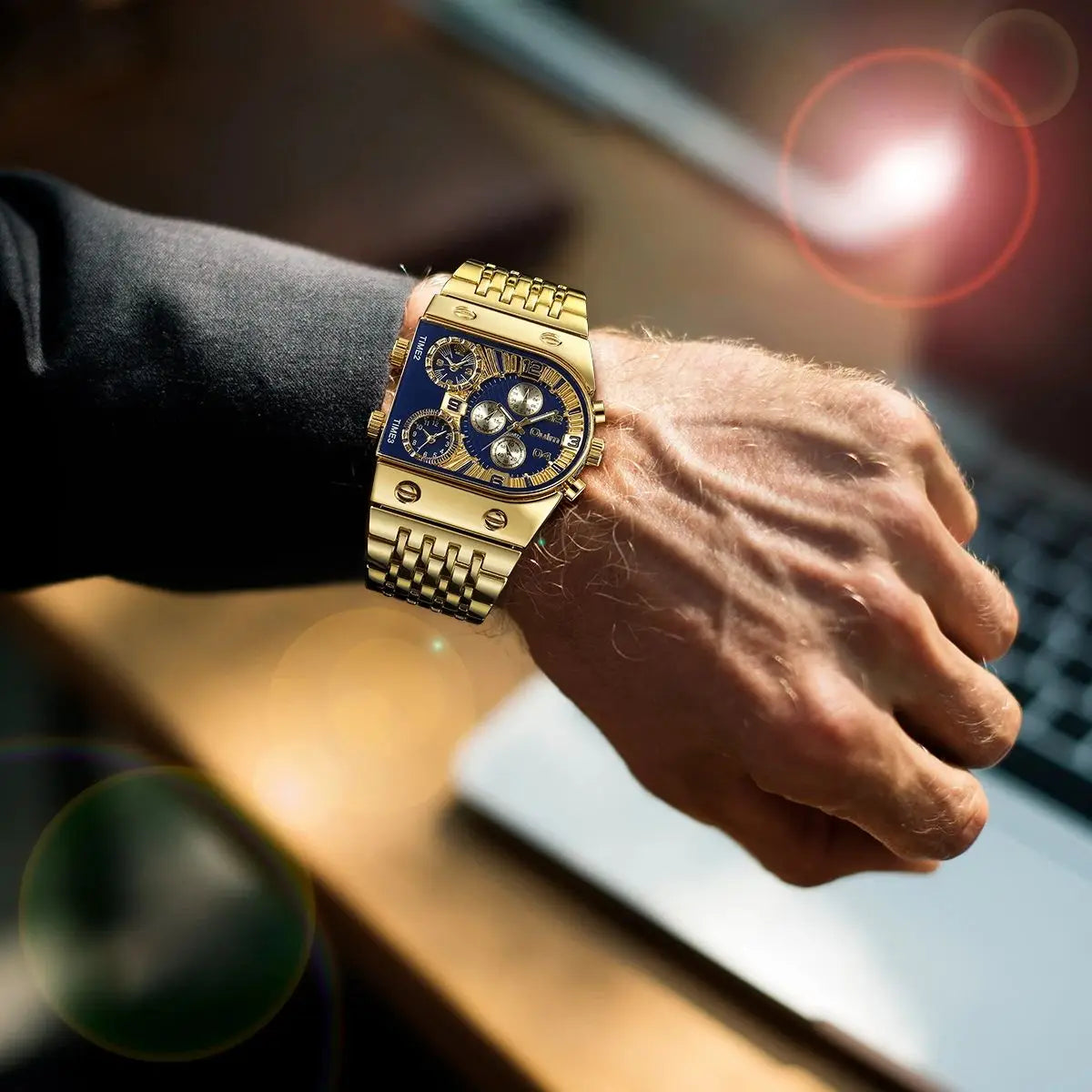 reloj de lujo para hombre acero inoxidable