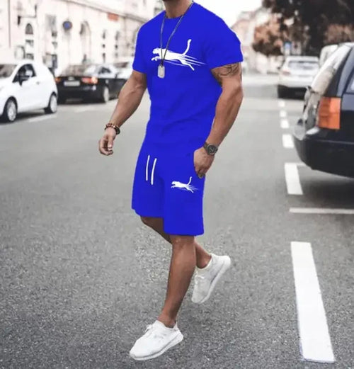 Conjunto de camiseta de manga corta y pantalones cortos deportivos
