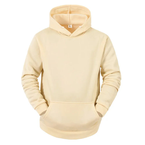 Sudadera con capucha de Color sólido para hombre conjunto de dos