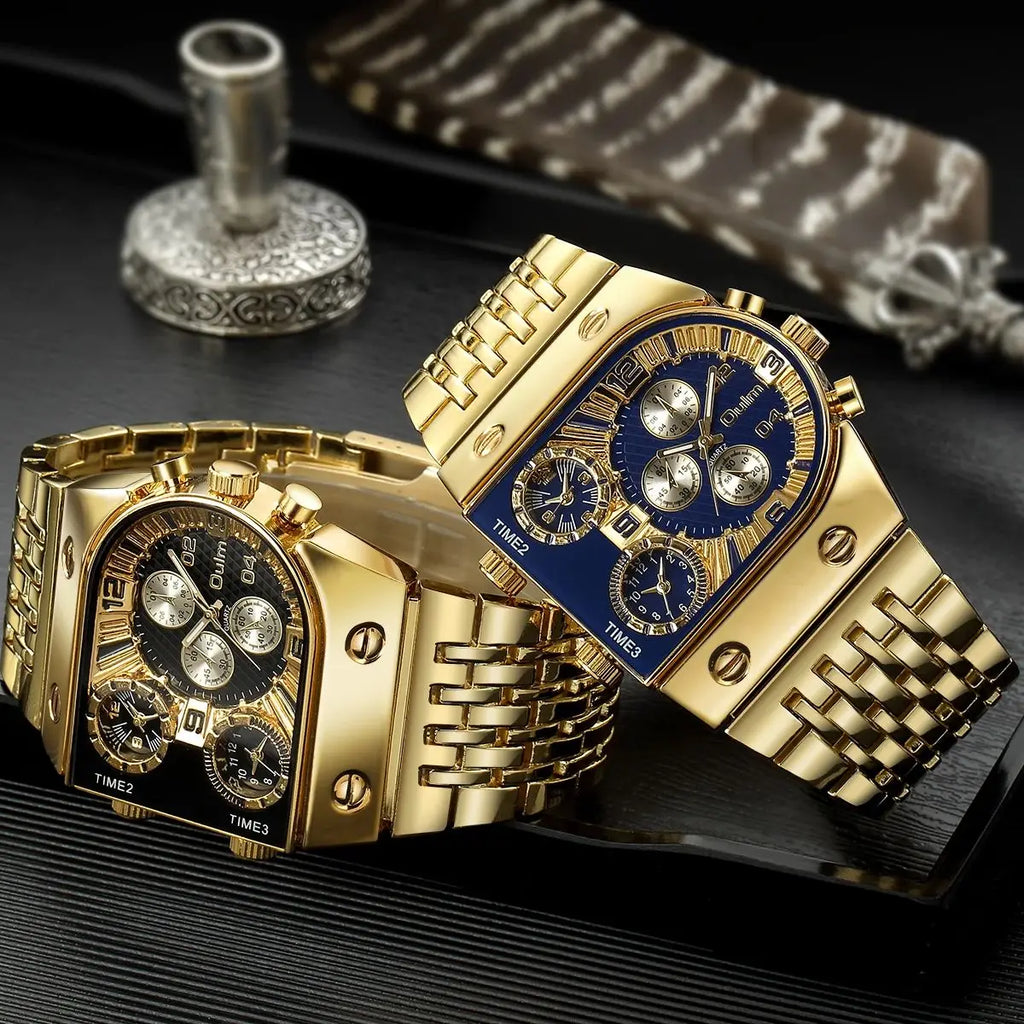 reloj de lujo para hombre acero inoxidable