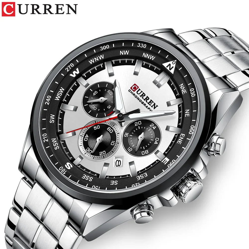 reloj acero inoxidable para hombre