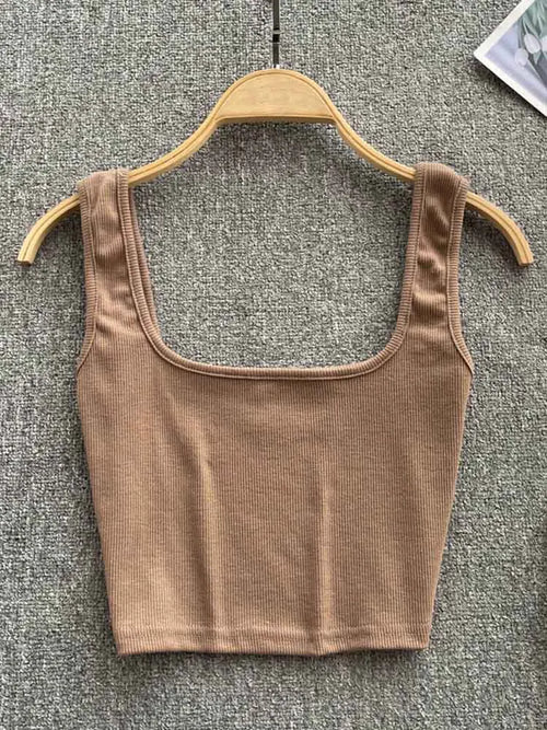 camisilla corta para mujeres