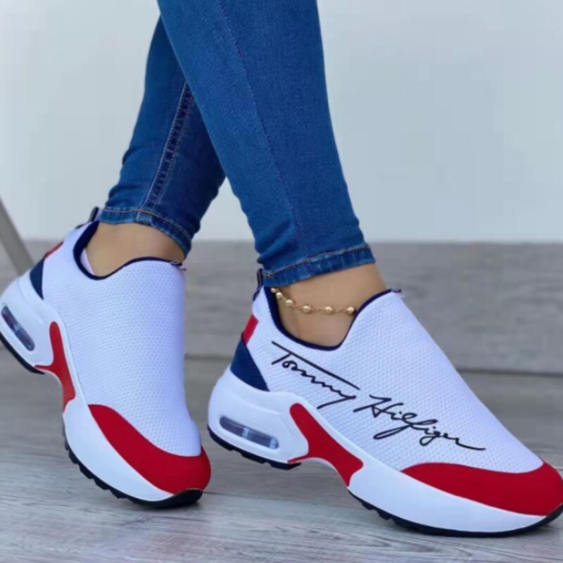 Zapatillas de deporte casuales transpirables Tommy Hilfiger para mujer