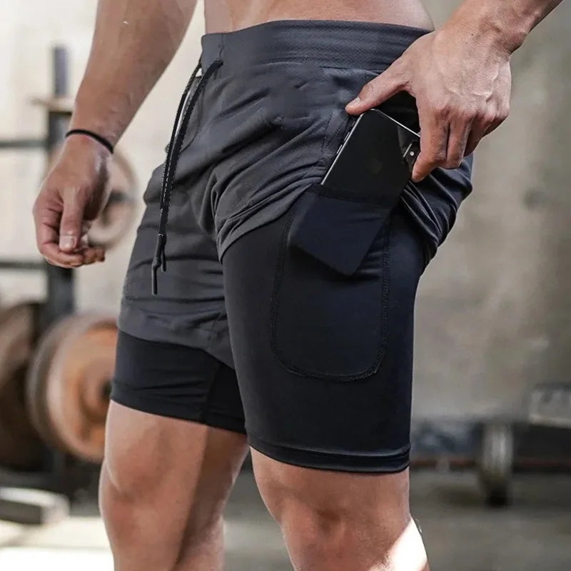 pantalon hombre  Fitness Gym Training 2 in 1