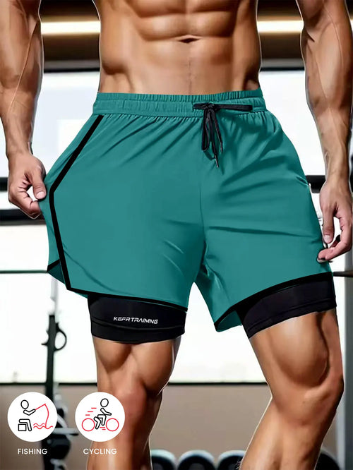pantalon hombre  Fitness Gym Training 2 in 1