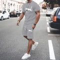 Conjunto de camiseta de manga corta y pantalones cortos deportivos