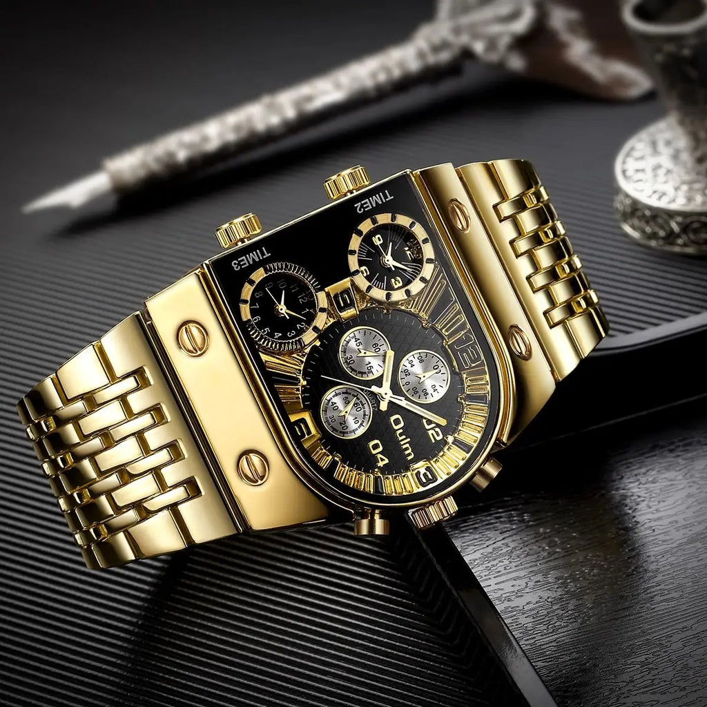 reloj de lujo para hombre acero inoxidable