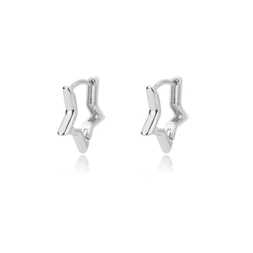 Star Pendientes para mujer acero inoxidable