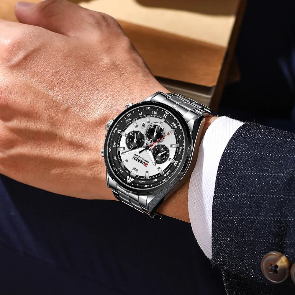 reloj acero inoxidable para hombre