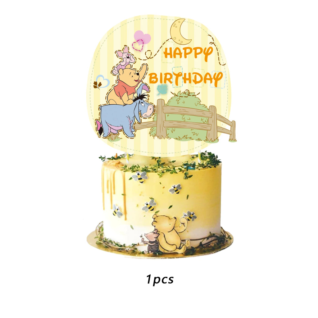 decoration cake Toppers de niño Happy Birthday de Winnie the Pooh .