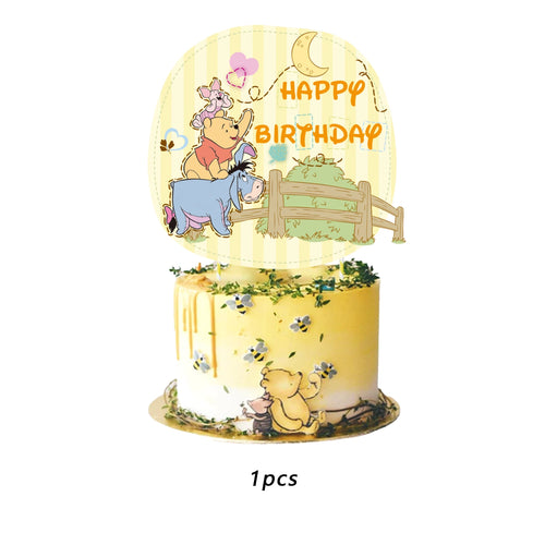 decoration cake Toppers de niño Happy Birthday de Winnie the Pooh .