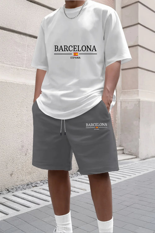 conjunto corto para hombres de calidad
