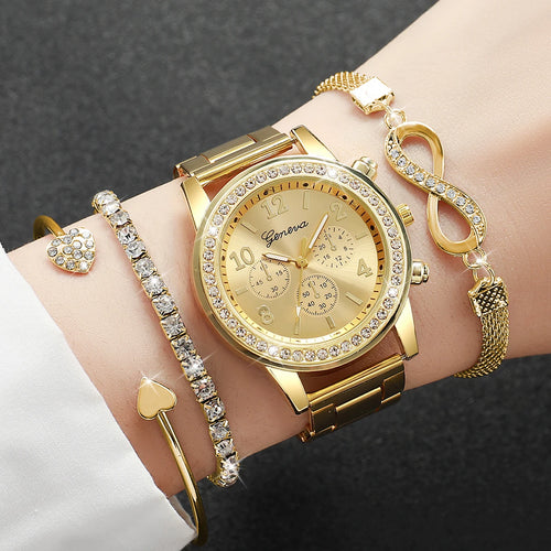 reloj alta calidad acero inoxidable color oro , plata , oro rose