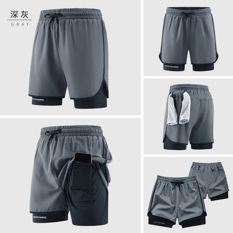 pantalon hombre  Fitness Gym Training 2 in 1