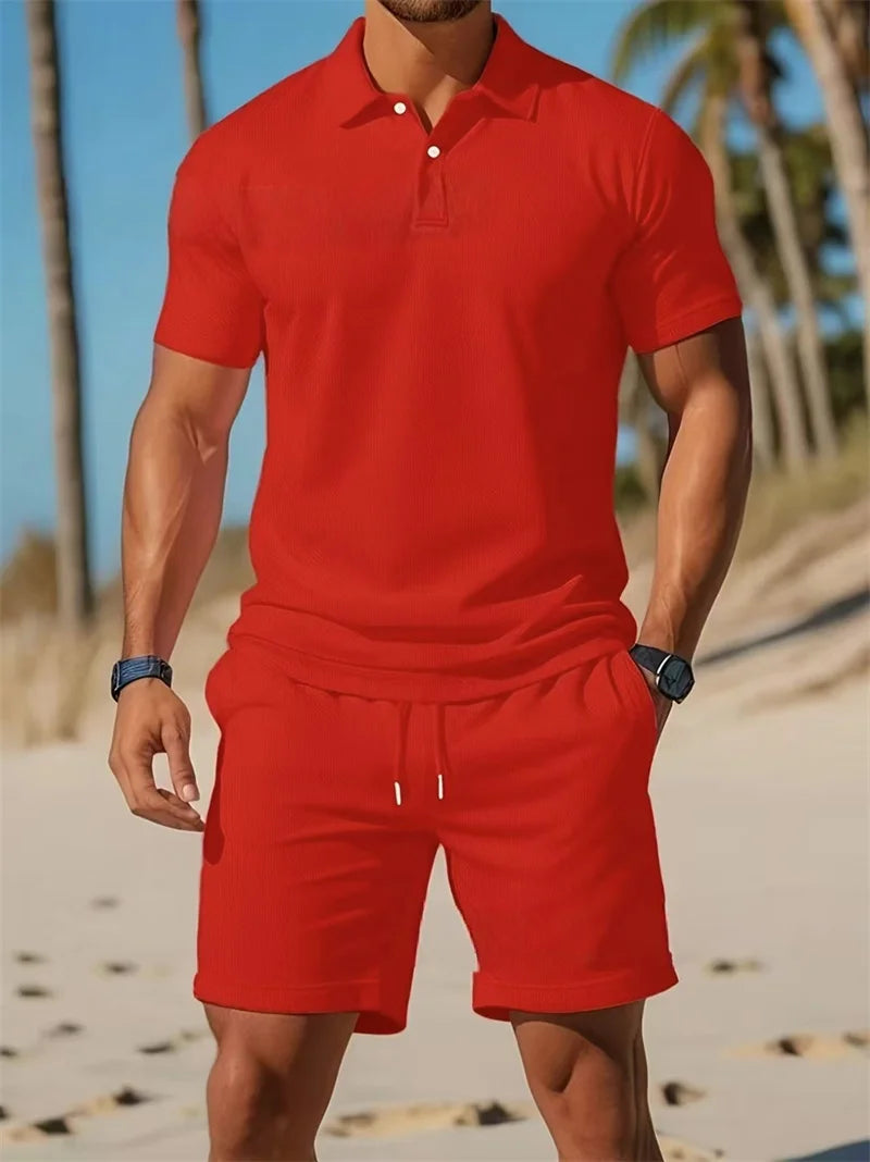 conjunto corto de verano para hombres