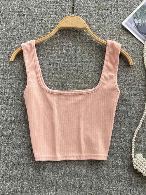 camisilla corta para mujeres