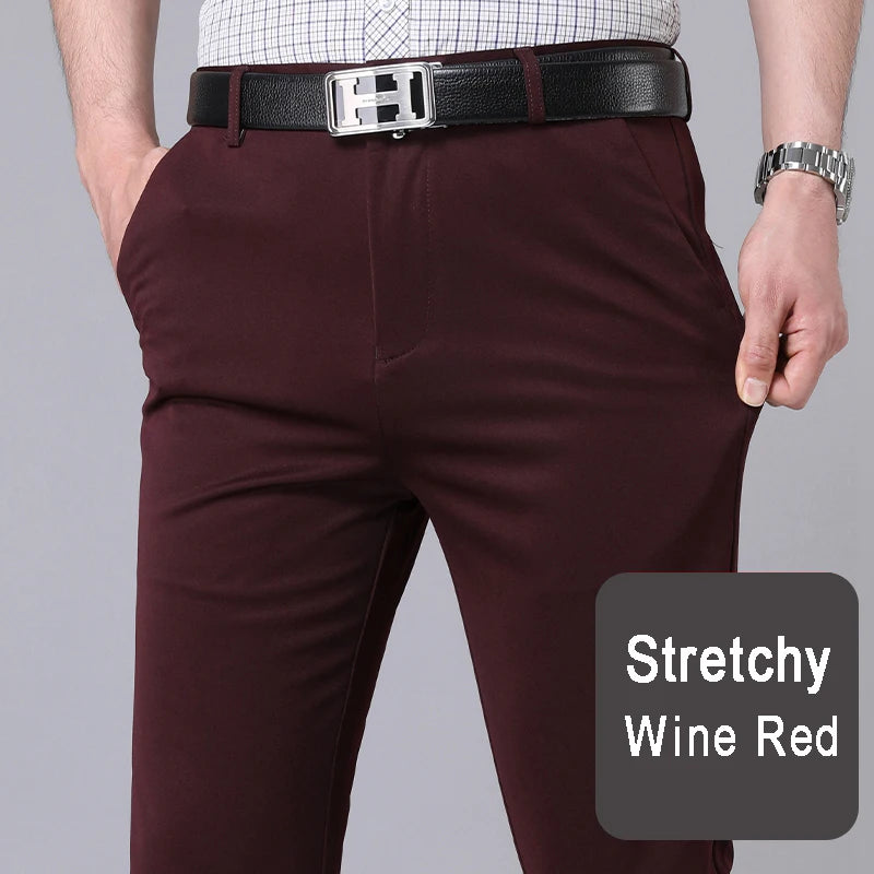 pantalon de pinza para hombres alta calidad
