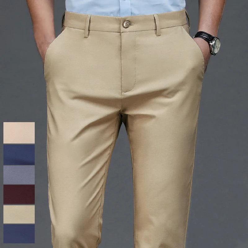 pantalon de pinza para hombres alta calidad